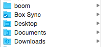 Box.com sync app with space in file name