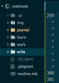 Notebook directory setup